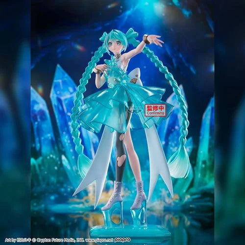 Vocaloid Hatsune Miku Emerald Gem Evolve Clearluxe Statue