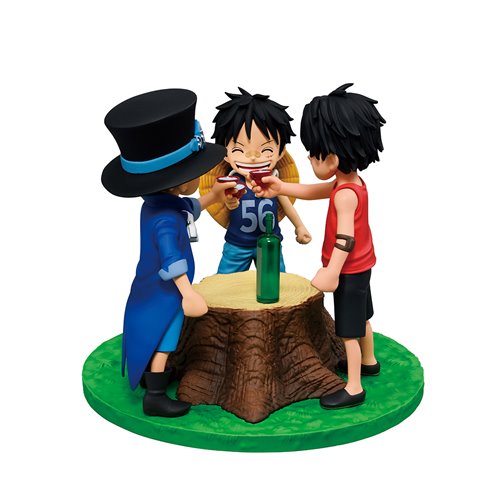 One Piece Ace, Sabo and Luffy Dramatic Memories Revible Moment Ichibansho Statue