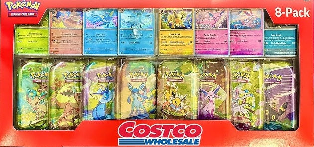 Costco Prismatic Evolutions 8-Pack Mini Tins (SEALED)